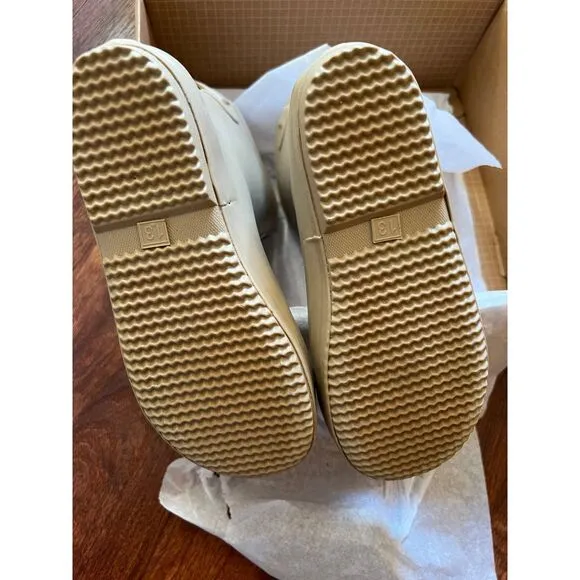 NIB Goumi Kids Dune Muddies SZ 13 Tan Neutral Toddler Rain Boots Shoes