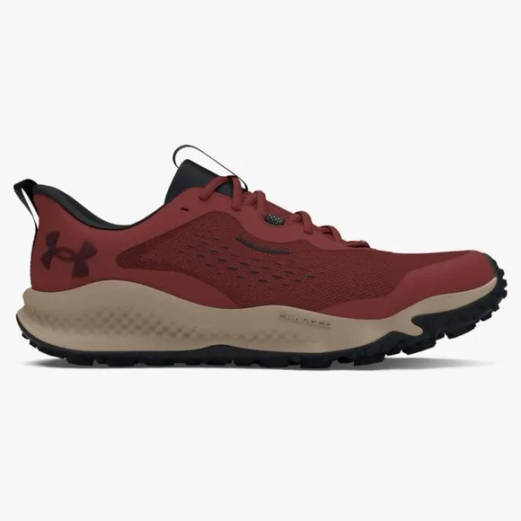 NIB Men’s Under Armour Charged Maven Trail Running Shoes, Red Taupe, Size 11.5