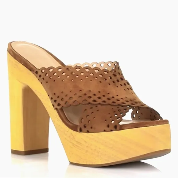 NIB Veronica Beard Gaynor Suede Platform