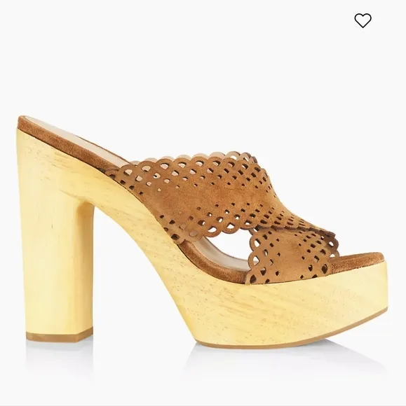 NIB Veronica Beard Gaynor Suede Platform
