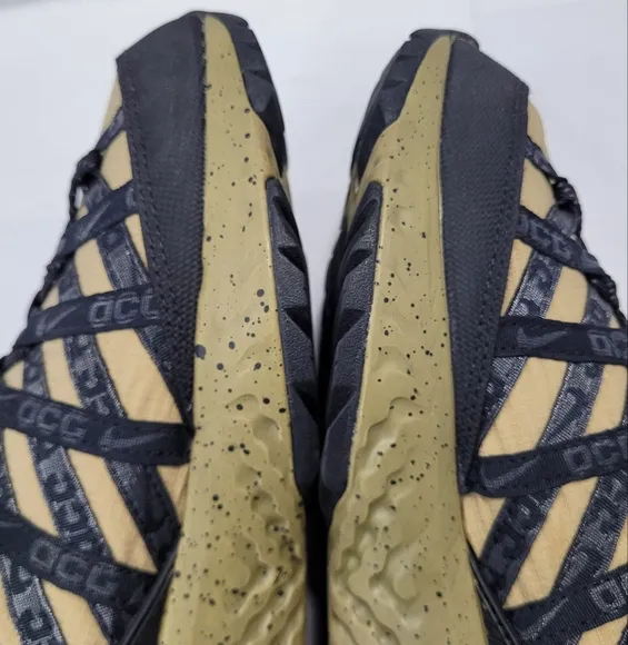 NIKE ACG REACT PARACHUTE BEIGE PHOTO BLUE TRACK TRAIL HIKING SHOES MEN 9.5 READ