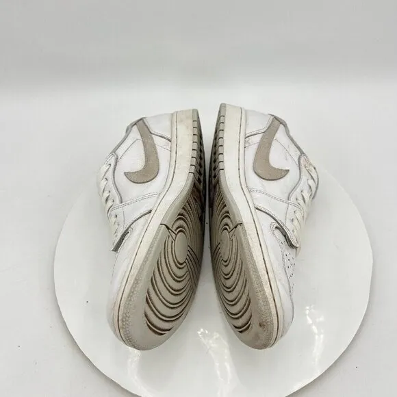 Nike Air Jordan 1 Low Men Size 8 CZ0790-100 White Neutral Particle Grey Shoes