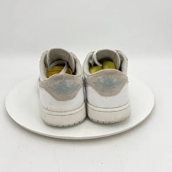 Nike Air Jordan 1 Low Men Size 8 CZ0790-100 White Neutral Particle Grey Shoes