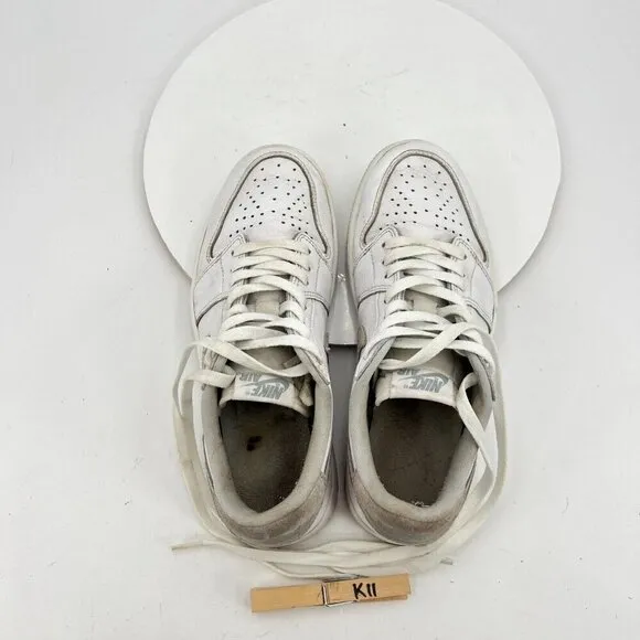 Nike Air Jordan 1 Low Men Size 8 CZ0790-100 White Neutral Particle Grey Shoes