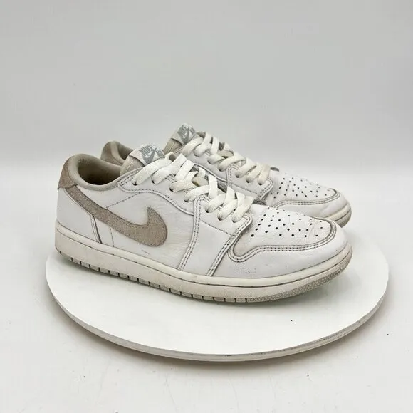 Nike Air Jordan 1 Low Men Size 8 CZ0790-100 White Neutral Particle Grey Shoes