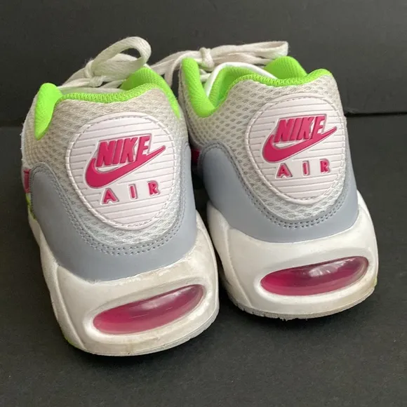 Nike Air Max Correlate 'White Fireberry Lime Green' Size 9 trail running shoes