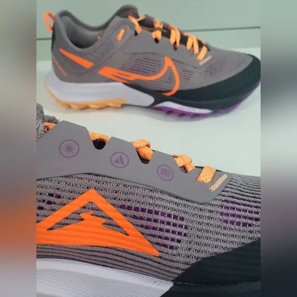 Nike Air Zoom Terra Kiger 8 Purple Orange DH0654-501 Trail Running Shoes Women 9