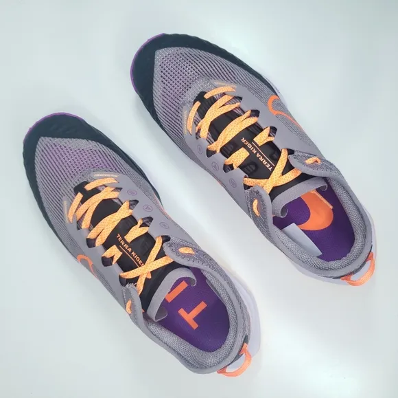 Nike Air Zoom Terra Kiger 8 Purple Orange DH0654-501 Trail Running Shoes Women 9