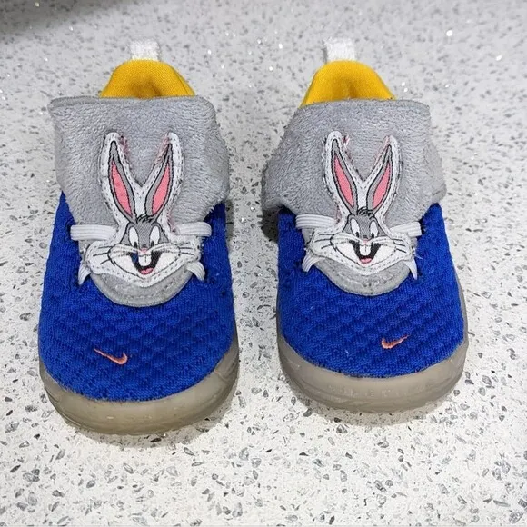 Nike Bugs Bunny squad Space Jam LeBron James 18 low se blue sneaker size 9c