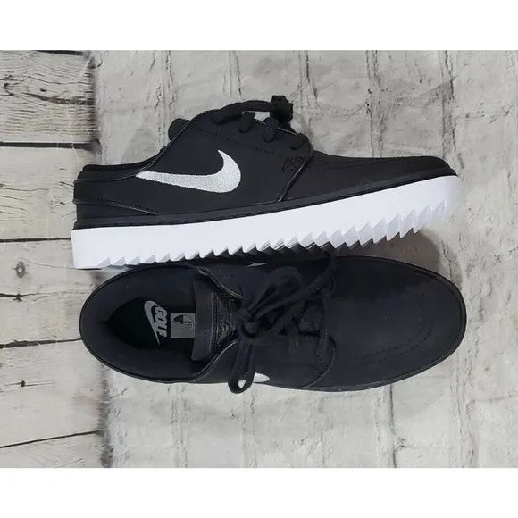 Nike Janoski G Spikeless Golf Shoes SB Black White AT4967 004 MENS SIZE 7