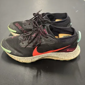 Nike Mens 11.5 Pegasus Trail 3 GTX Black Bright Crimson Goretex Shoes DC8793-002