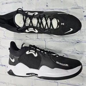 NIKE PG 5 TB Promo Basketball Shoes Black White Oreo Panda MENS SIZE 18