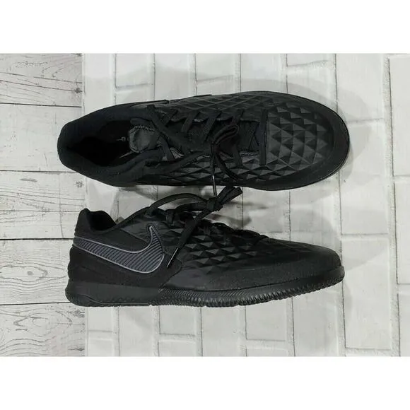 Nike React Tiempo Legend 8 Pro IC Black AT6134-010 Shoes MENS SIZE 7