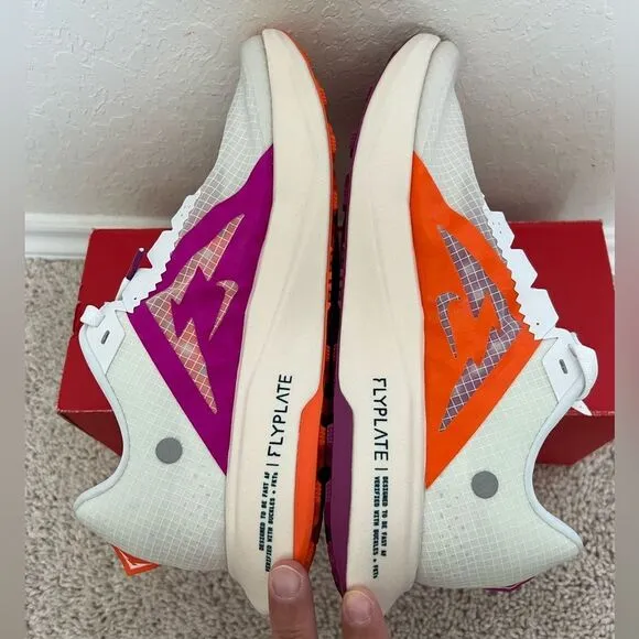 Nike ZoomX Ultrafly Trail Grape Orange Running Shoes