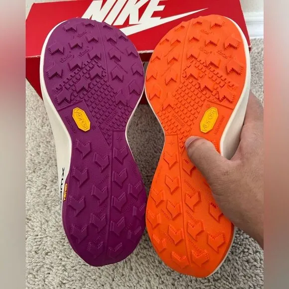 Nike ZoomX Ultrafly Trail Grape Orange Running Shoes