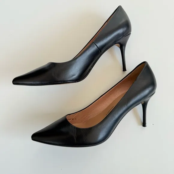 Nina Originals Black Pointed Toe Pump Heels size 8.5
