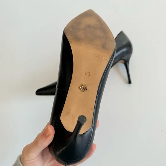 Nina Originals Black Pointed Toe Pump Heels size 8.5