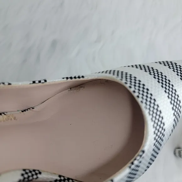 Nine West pointed toe stiletto heels.
