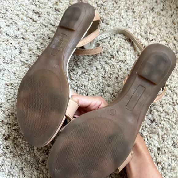 Nisolo Sirena Sandal, Neutral / Light Tan, 38 (7.5)