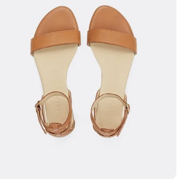 Nisolo Sirena Sandal, Neutral / Light Tan, 38 (7.5)