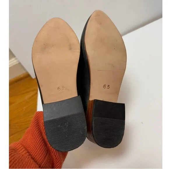 Nisolo Slide Mariella Mules in Noir Sz. 6.5