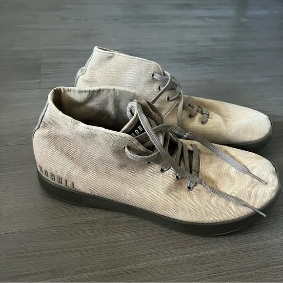 No Bull Fallen Rock Espresso Canvas Mid Trainer Mens 14