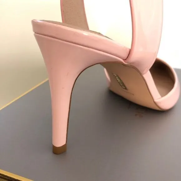 Nordstrom Louise Et Cie Pink Heels Kota Patent Leather Pumps Strappy Stiletto