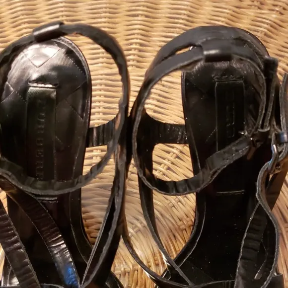NWOB! Burberry Strappy Platform Heels 36