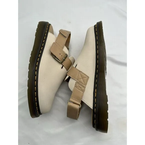 NWOB Dr Martens Jorge II Suede &amp; Leather Slingback Mules Unisex Sz M 11-L 12