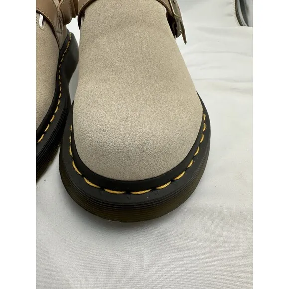 NWOB Dr Martens Jorge II Suede &amp; Leather Slingback Mules Unisex Sz M 11-L 12