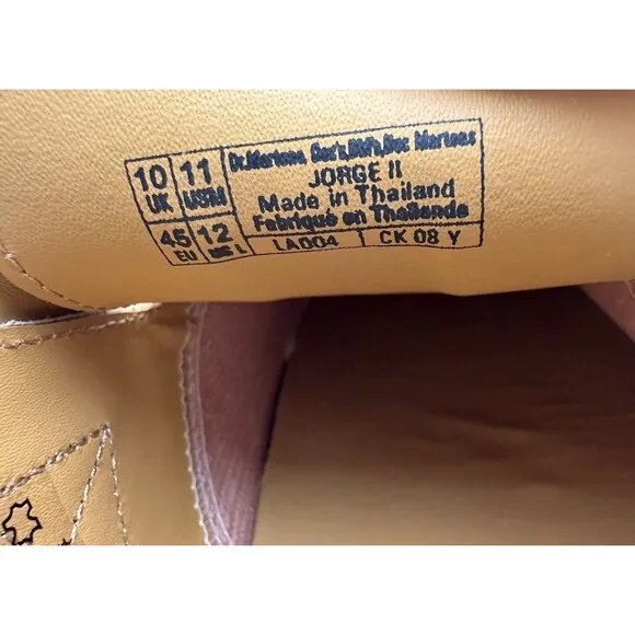 NWOB Dr Martens Jorge II Suede &amp; Leather Slingback Mules Unisex Sz M 11-L 12