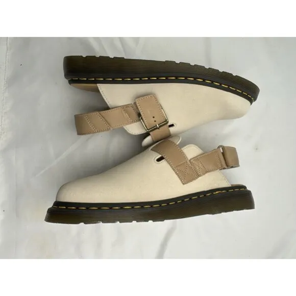 NWOB Dr Martens Jorge II Suede &amp; Leather Slingback Mules Unisex Sz M 11-L 12