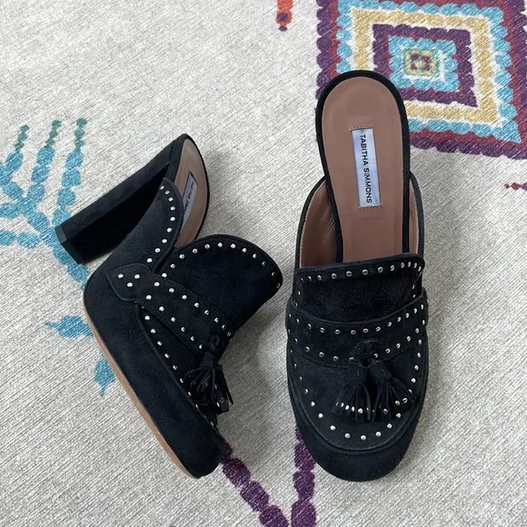 NWOB Tabitha Simmons Suede mules