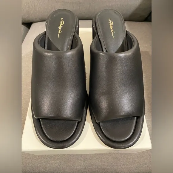 NWOT 3.1 PHILLIP LIM Naomi Pillow 70mm leather mules