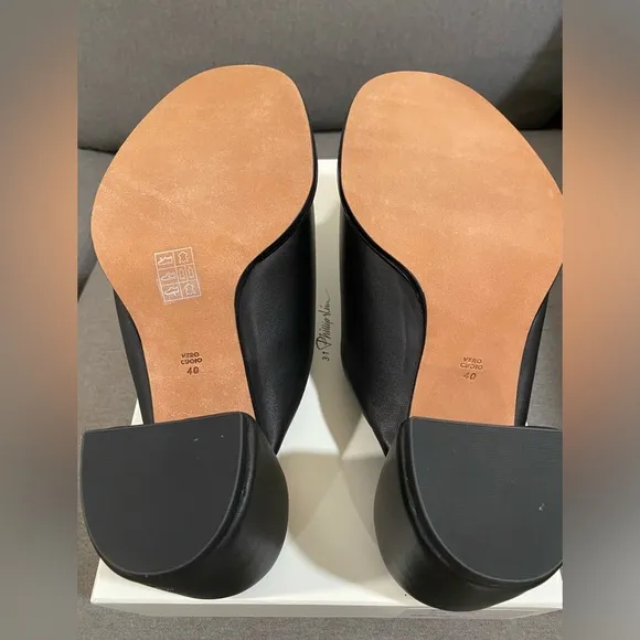 NWOT 3.1 PHILLIP LIM Naomi Pillow 70mm leather mules