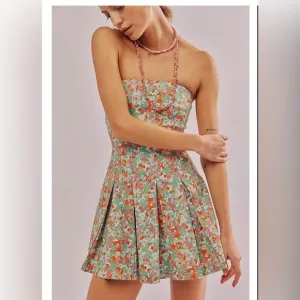 NWOT FREE PEOPLE Made Me Smile Printed Mini dressMade Me Smile Printed Mini