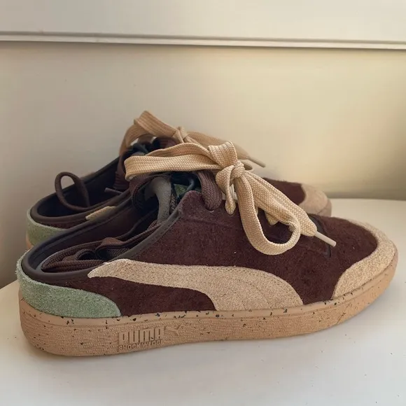 NWOT Puma Childhood Dreams X Ralph Sampson Lace Up Mules Sneakers Size 10 Men’s