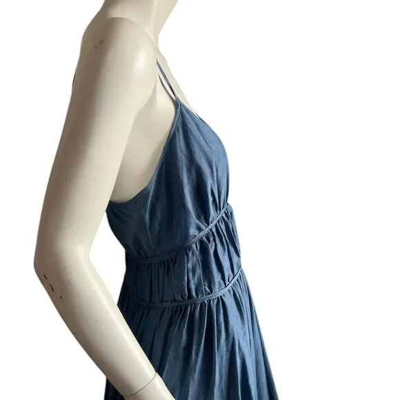 NWT Banana Republic Rosalia Cotton Silk Maxi Dress  Summer Wedding Feminine 4