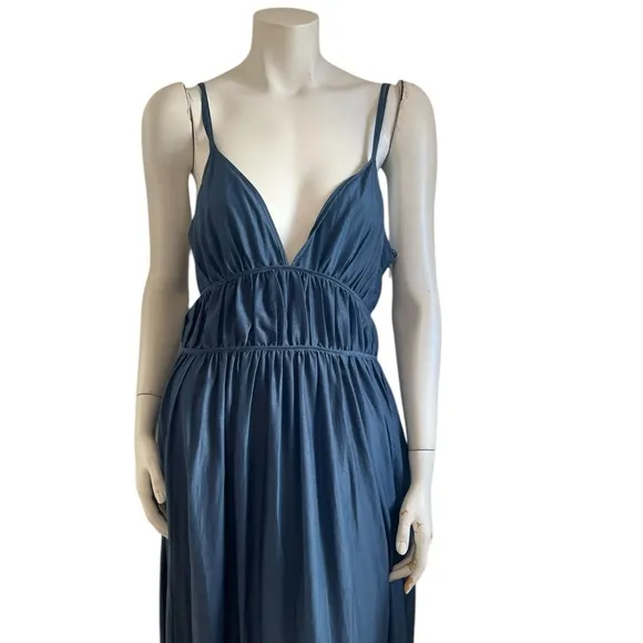 NWT Banana Republic Rosalia Cotton Silk Maxi Dress  Summer Wedding Feminine 4