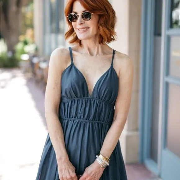 NWT Banana Republic Rosalia Cotton Silk Maxi Dress  Summer Wedding Feminine 4