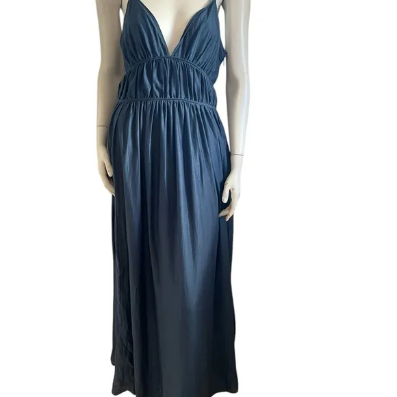 NWT Banana Republic Rosalia Cotton Silk Maxi Dress  Summer Wedding Feminine 4