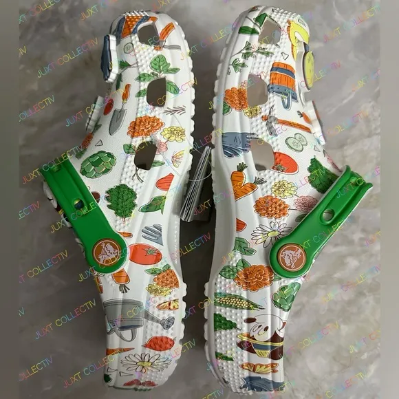 NWT Crocs Disney Parks Flowers And Garden Festival Mickey Classic Clogs