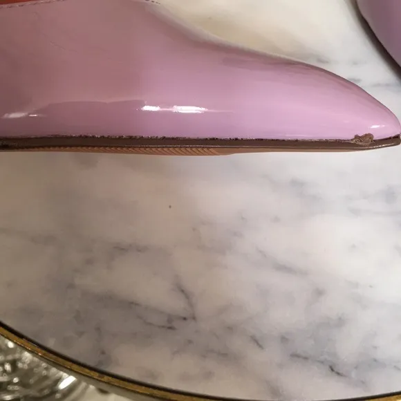 NWT Gorgeous lilac strappy pointed toe heels