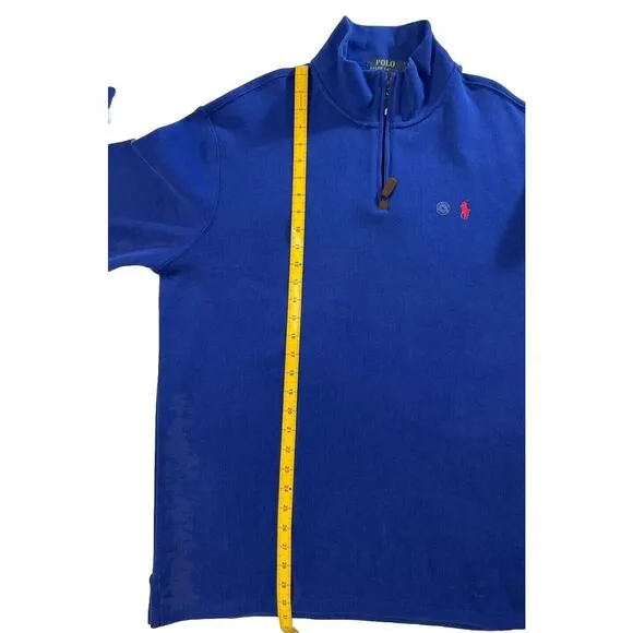 NWT Men's POLO‎ RALPH LAUREN LS HZ-LONG SLEEVE-KNIT Blue XL/TG/EG $125