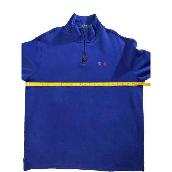 NWT Men's POLO‎ RALPH LAUREN LS HZ-LONG SLEEVE-KNIT Blue XL/TG/EG $125