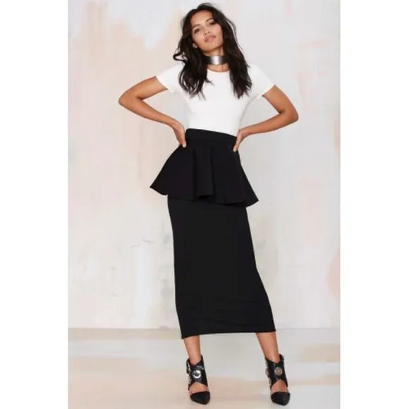NWT NASTY GAL Midi Skirt