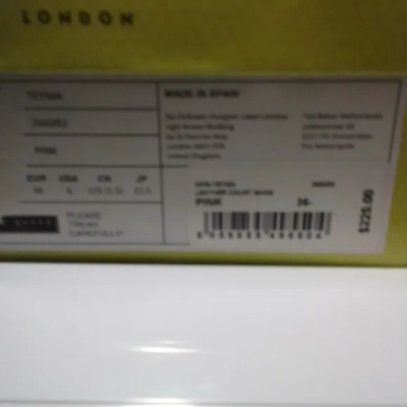 NWT NIB Ted Baker Teyms Pink Heels