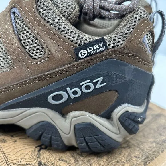 NWT Oboz Sawtooth II Brown Lace-Up Mesh Hiking Shoes Size US 6.5