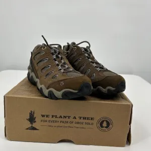 NWT Oboz Sawtooth II Brown Lace-Up Mesh Hiking Shoes Size US 6.5