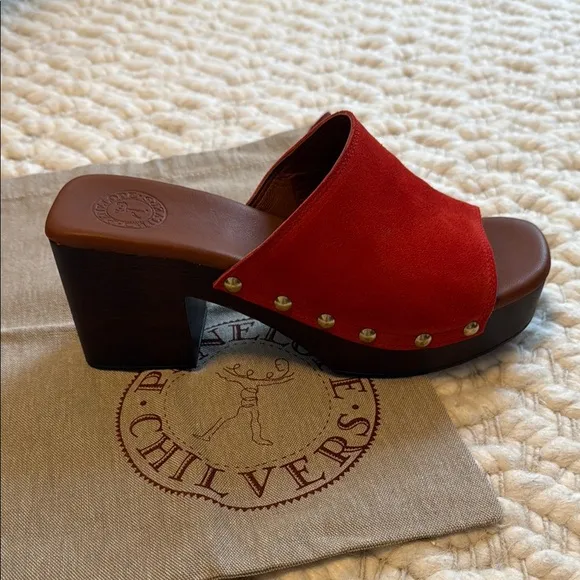 NWT! Penelope Chilvers Arusha Suede Muel